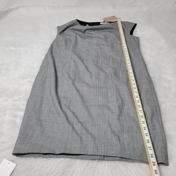 MM Lafleur Wool Blend Marilyn Cowl Neck Knee Length Sheath Dress 1X - Picture 7 of 11